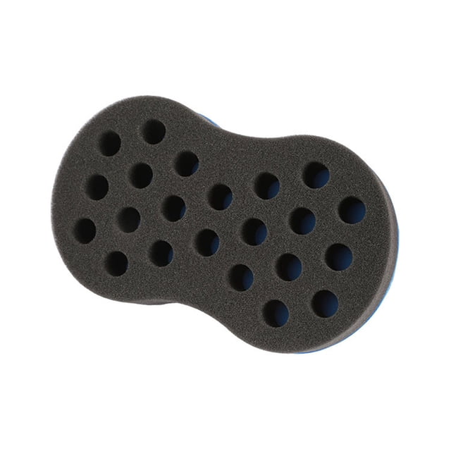 Minnieouse 1 Juego de esponja para el cabello, rizadores de cola de alfiler multiagujeros, rizador de esponja, trenza ondulada, sin calor, fácil Cuidado del cabello