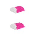 thumbnail image 2 of Seitruly 100pcs Nylon Fiber Lightweight Lip Brush Handle Wands Women Gloss Brushes Makeup Clean Applicator Tools with Anti-skidding Lip Rosa roja 2piezas Seitruly CBP495013, 2 of 6