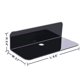 thumbnail image 1 of Juego de 2 estantes de pared negros, espacio de pared ampliable sin daños, estantes de pared acrílicos de 22,9 cm para altavoz inteligente, figuras de acción, cámara, con 4 clips para cables Sailing Electrónica, 1 of 5
