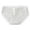White, variant on Juniors Cotton Lace Bikini Brief Panties - Size M, Black, Breathable Skin-Friendly for Daily Wear