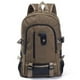 thumbnail image 5 of Mochila retro de viaje para hombres, Lona, Antirrobo para computadora, Casual para estudiantes, Caqui, 5 of 5