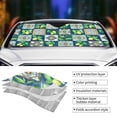 thumbnail image 4 of Kdxio Lemon and Leaves Print Front Windshield Sun Shade,Folding Auto Sunshade for Car Truck SUV-Medium, 4 of 7