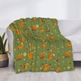 thumbnail image 3 of Yiaed Squirrel And Nuts Print Blanket Throw Blanket Soft Cozy Flannel Blanket for Home Bed Sofa Couch Chair-50"x40", 3 of 6