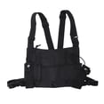 thumbnail image 2 of Paquete De Pecho Con Chaleco, Bolso Deportivo En El Pecho, Negro Elegante Para Senderismo, 2 of 7