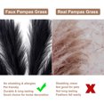 thumbnail image 3 of Acfruits 3.7 FT Black Faux Pampas Grass Large Tall Fluffy, 4Pcs Artificial Fake Flower, 3 of 7