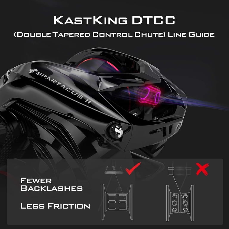 KastKing Spartacus II Baitcast Reel & Fishing Line Bundle photo 7