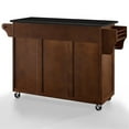thumbnail image 6 of Crosley Brands Eleanor Granite Top Kitchen Cart Mahogany/Black, 6 of 12