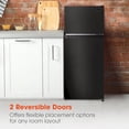 thumbnail image 6 of MAGIC CHEF Mini Refrigerator with Freezer in Black, HMDR45B, 6 of 19