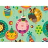 Pack of 1, Dandy Lion'S Birthday Wrapping Paper, 30" x 417', Half Ream Roll for Celebration, Party, Holiday, Birthday and Events, Made in USA