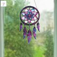 thumbnail image 2 of Dreamcatcher Window Hanging, Boho Mosaic Sun Catcher, Handmade Spiritual Decor, Unique Feather Ornament, Gift for Window and Home Decoration, 2 of 4