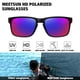 thumbnail image 2 of Gafas de sol MEETSUN con protección UV400 polarizadas, paquete de 3, negro+negro, 2 of 7