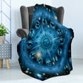 thumbnail image 4 of Zodiac Soft Flannel Fleece Throw Blanket, Circle of Horoscope Signs Stars Globe Abstract Design Astronomy Illustration, Cozy Plush for Indoor and Outdoor Use, 50" x 60", Multicolor, by Ambesonne, 4 of 5