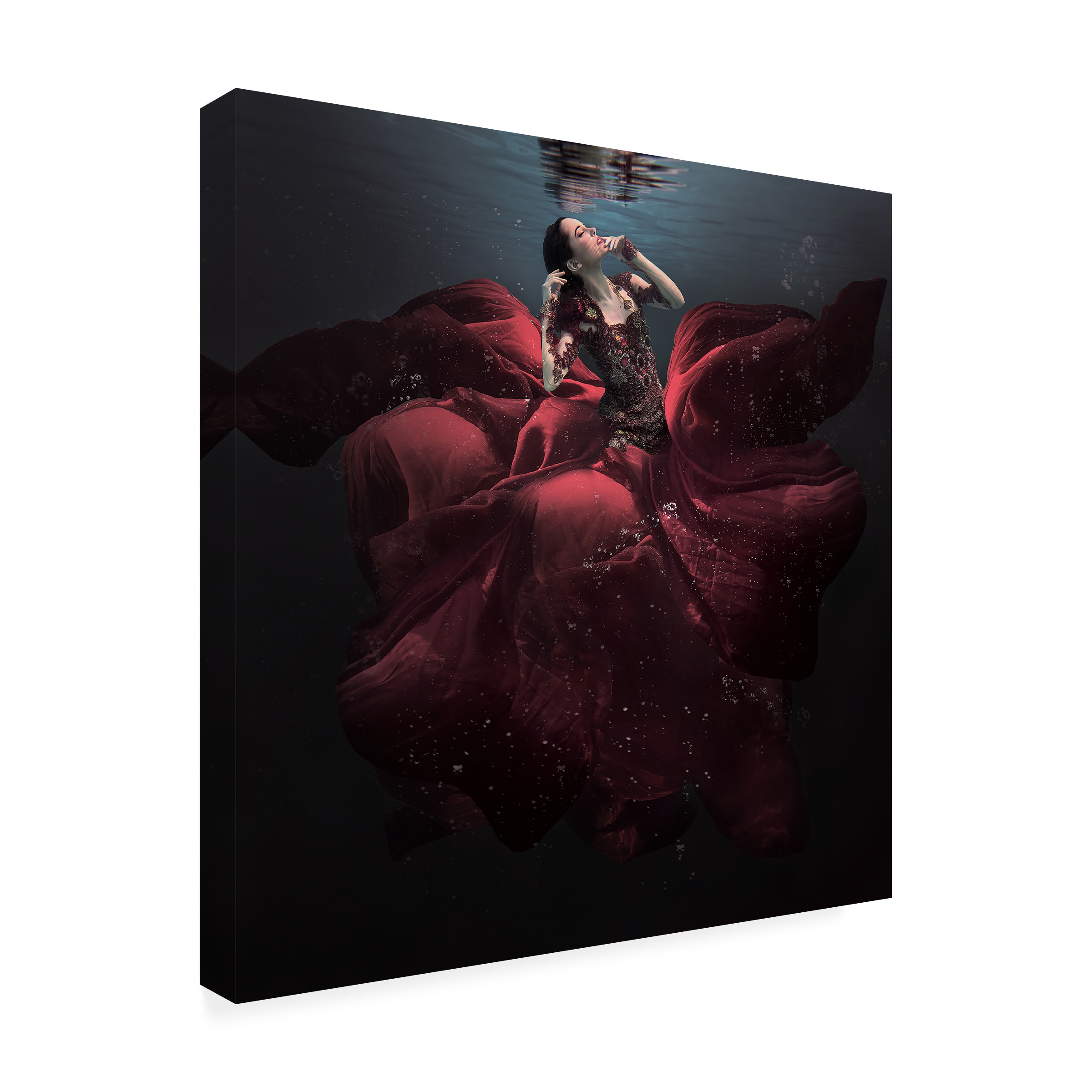 Martha Suherman 'The Lady In Red' Canvas Art