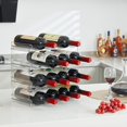 thumbnail image 2 of Lifewit Organizador de Botellas Apilable para Armario, Frigor&iacute;fico, Despensa - Portabotellas de Pl&aacute;stico para Almacenar en Encimera, Armario, Oficina - Pack de 4, Cada Bandeja Ad, 2 of 9