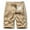 Khaki, variant on Honeeladyy Men Pocket Zip Shorts Buttoned Five Pants Work Shorts Shorts Five Pants