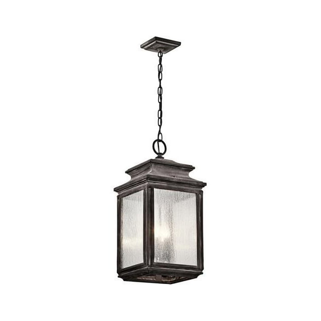 Kichler 49505WZC Wiscombe Parc Extérieur Pendentif 4 Light&44; Zingué