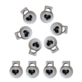 thumbnail image 1 of LOVIVER 10 Pieces Plastic Shock Cord Rope Toggle End Lock Stoppers Ball Buckles Gray, 1 of 6