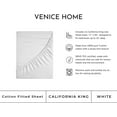 thumbnail image 2 of 100% Cotton Fitted Sheet Only - Deep Pocket up to 16inch - All-Around Elastic - T-Shirt Fabric Jersey Knit - Extra Soft - Easy Fit - All Season - Comfy, 2 of 4