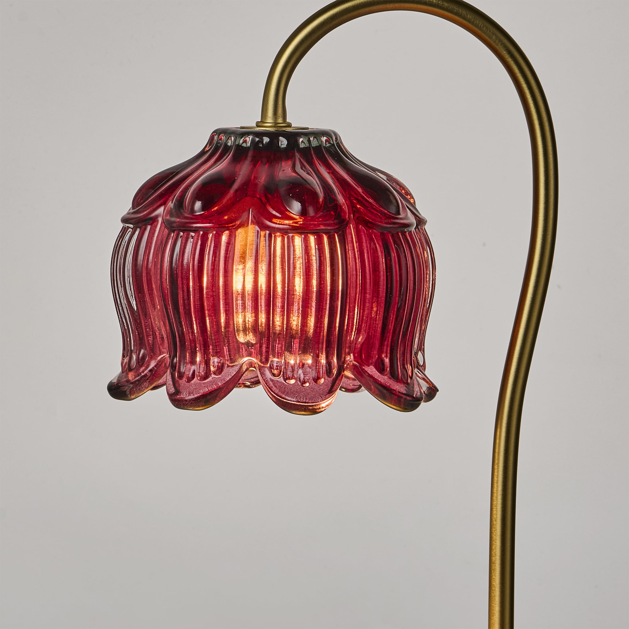 Home Décor Collection Red 13" Candle Warmer Lamp