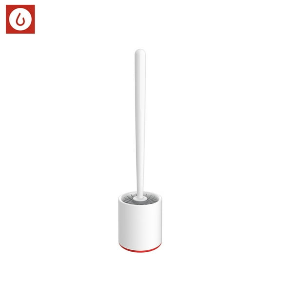 Yijie Porte-Brosses de Toilette Vertical Ensemble de Nettoyage TPR Silice sur Pied pour Salle de Bain Tool