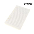 thumbnail image 4 of Miangastore 240Pcs Classic Portable Binder Core Diary Inner Notebook Multicolor Delicate for Diary Notebook Drawing Block(White), 4 of 8