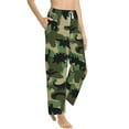 thumbnail image 2 of Bingfone Pajamas For Women,Camouflage Dinosaur Pajama Pants With Pockets-Medium, 2 of 9