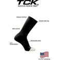 thumbnail image 3 of TCK Prosport Crew Athletic Socks 1 Pair (Black, Medium), 3 of 5