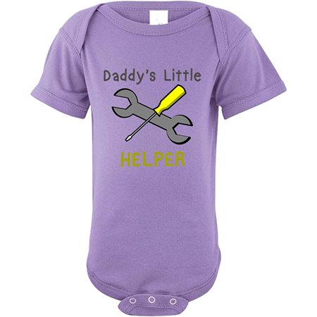 

Daddy S Little Helper Chill Baby Bodysuit One Piece Lavender 24 Months