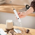 thumbnail image 3 of Handheld Milk Frother, Electric Recahrgeable Stainless Steel Whisk, Portable Powerful Coffee Foam Maker, Mini Drink Mixer Machine for Latte Cappuccino, Hot Chocolate, Matcha, 3 of 7