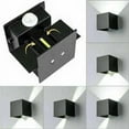 thumbnail image 5 of Aplique de pared de 12 W con sensor de movimiento para exterior e interior, aplique de pared LED de ángulo ajustable, lámpara de pared impermeable IP67 6000 K blanco frío, para pasillo,, 5 of 5