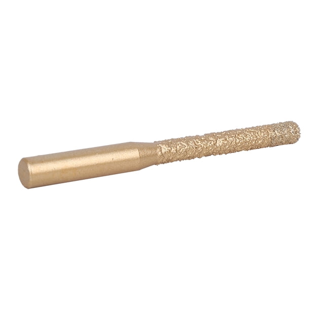 Enrutador Recto De Diamante Soldado Con Soldadura De Oro De Tamaño Pequeño, Brocas De Enrutador De Diamante, Para Máquina De Costura Máquina De Corte Piedra De Cuarzo Corte De OTVIAP 6,35x5x65mm
