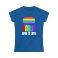 thumbnail image 4 of Proud LGBT Shirt Love is Love Shirt Rainbow Flag Gay Lesbian Shirts for Women, 4 of 8