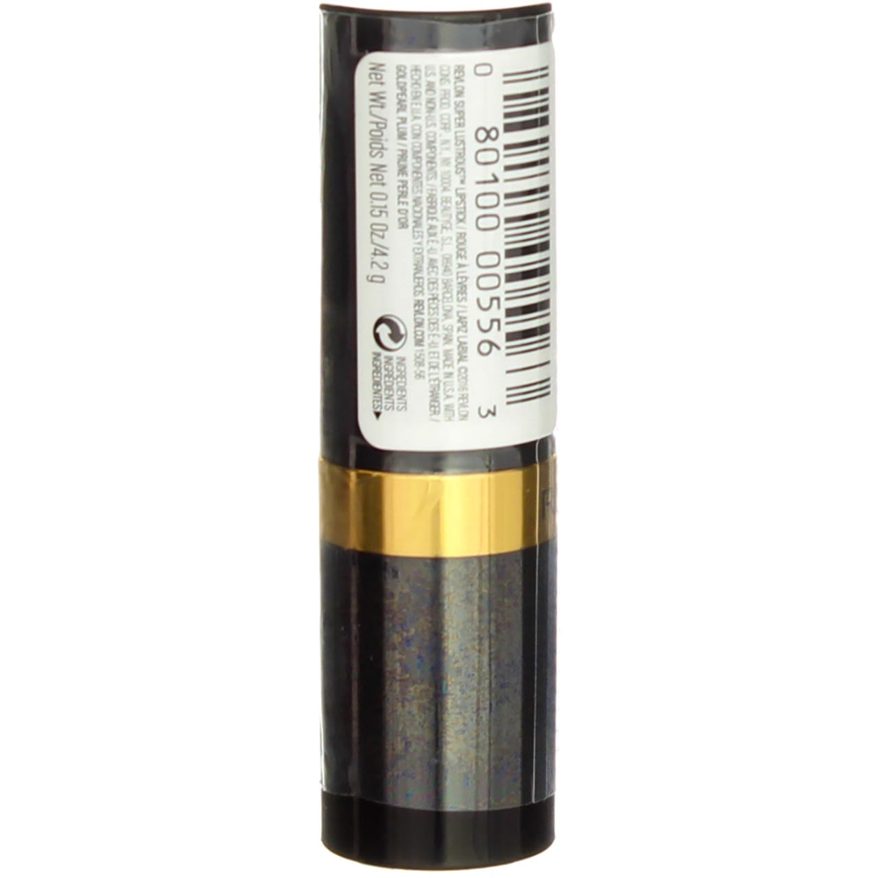 Revlon Super Lustrous Lipstick, Goldpearl Plum [610] 0.15 oz (Pack of 2)