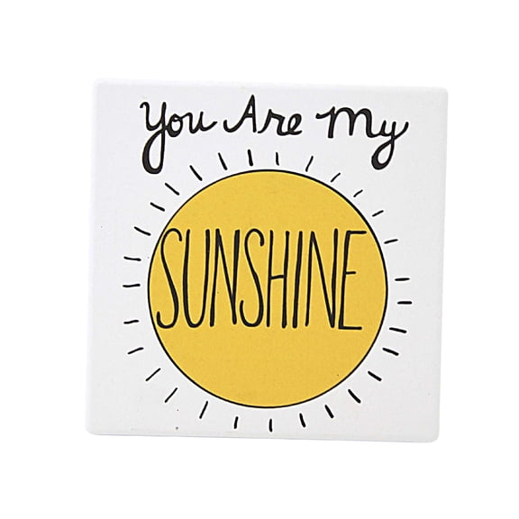 Tabletop Sunshine Coaster Stoneware Our Name Is Mud 6013761