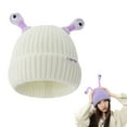 thumbnail image 2 of MESSUEN Winter Hat Hats Men Hat Women Winter Hats for Women Fashionable No Brim Hats for Women Hats for Women Brimless Hats for Women White One Size, 2 of 9
