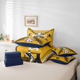 thumbnail image 5 of YST 7 Piece Bed in a Bag Full Size Comforter Set Boys Baseball Bedding Set,Sports Reversible Design Bed Set,Baseball Team Soft Microfiber Comforter with Sheet Set,All Season,Pittsburgh, 5 of 5