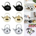 thumbnail image 2 of Stainsless Steel Teapots with Infuser Short Spouts Coffee Kettles Stovetop Kettles Round Coffee Teas Pots Easy to Use, 2 of 9