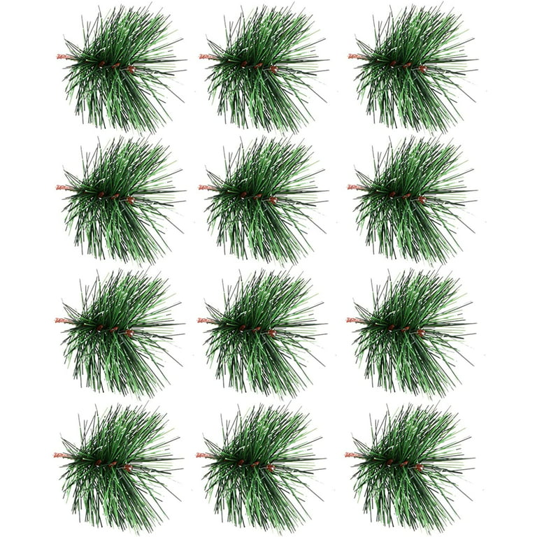 Christmas Pine Needles Artificial Pine Branches Pine Twigs Stems