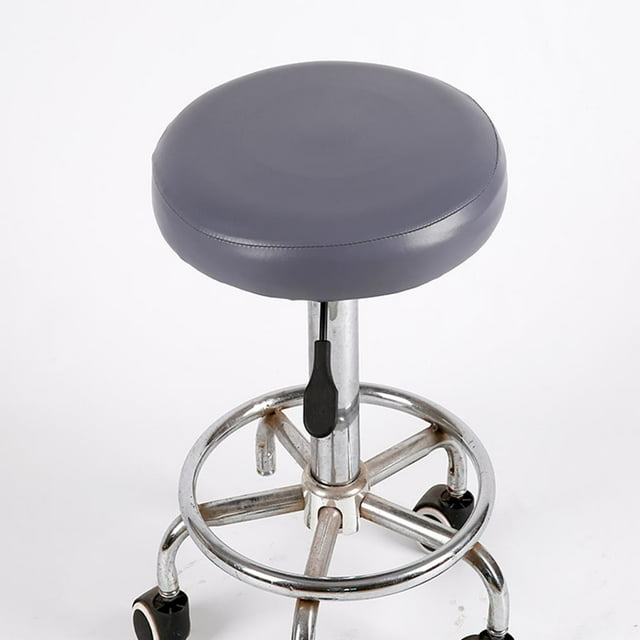 Cojines de asiento PU Yotijar para taburetes de 28-35 diámetro Gris