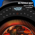 thumbnail image 3 of PowerXL LUMINEX 5.3 QT Radiant Light Air Fryer, Heats to 400°F in 2.4 Seconds, Auto Shut-off, 10 Quick-Touch Presets, Skylight Window, 3 of 7