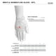 thumbnail image 2 of Guantes Alpinestars Full Bore de gamuza sintética en blanco y negro, 2 of 2
