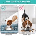 thumbnail image 4 of Boho Retro Floral Pet Feeding Mat-Absorbent Pet Placemat for Food and Water Bowl, with Waterproof Rubber Backing, Quick Dry Water Dispenser Mat for Dog and Cat (16"x24"), 4 of 7