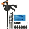 thumbnail image 2 of 15 Pcs Kit de Menuiserie à Vis 15 Degrés pour Outils de Menuiserie Guides Obliques pour Charpentiers, 2 of 9