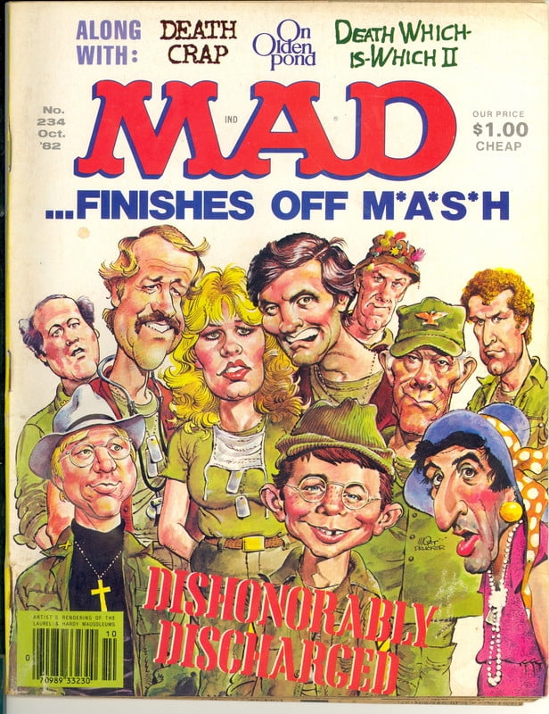 MAD Magazine Vintage Collectible #234 OCT 1982