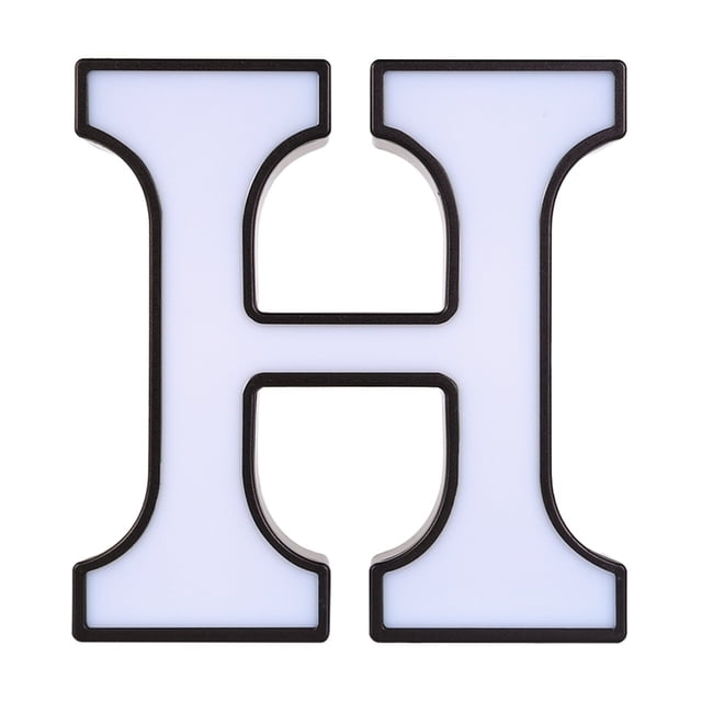 Lámpara LED de plástico con 26 letras del alfabeto inglés, luz decorativa con forma de letra para cumpleaños, propuesta de confesión, luz blanca