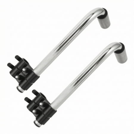 amagogo 2 Units Wheelchair Handle Extenders Retractable Push Bar Stainless Steel Construction 300 Lbs Capacity Mobility Aid for Strollers and Wheelchairs