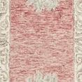 thumbnail image 5 of SAFAVIEH Aubusson Sonam Floral Bordered Wool Runner Rug, Red/Ivory, 2'3" x 8', 5 of 6