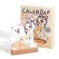 thumbnail image 1 of Naiovety Calendario de escritorio 2026 con hermosas ilustraciones de gatos y perros, una cada mes. Decoración del hogar tipo+1, 1 of 6