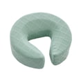 thumbnail image 4 of Voxware Face Down Pillow Prone Headrest U Shaped Cushion Ergonomic Sponge Material Compact Foldable Portable Suitable for Professional Therapists Home Bedrooms Beauty Salons Green, 4 of 8