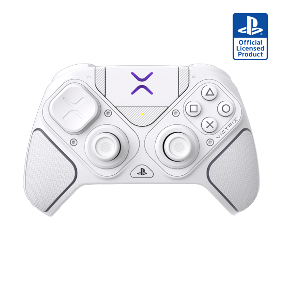 Turtle Beach Victrix Pro BFG Reloaded Wireless Modular Gaming Controller for PlayStation 5, PlayStation 4, PC; Fightpad Module, Hall-Effect Thumbsticks/Triggers, Remappable Buttons - White
